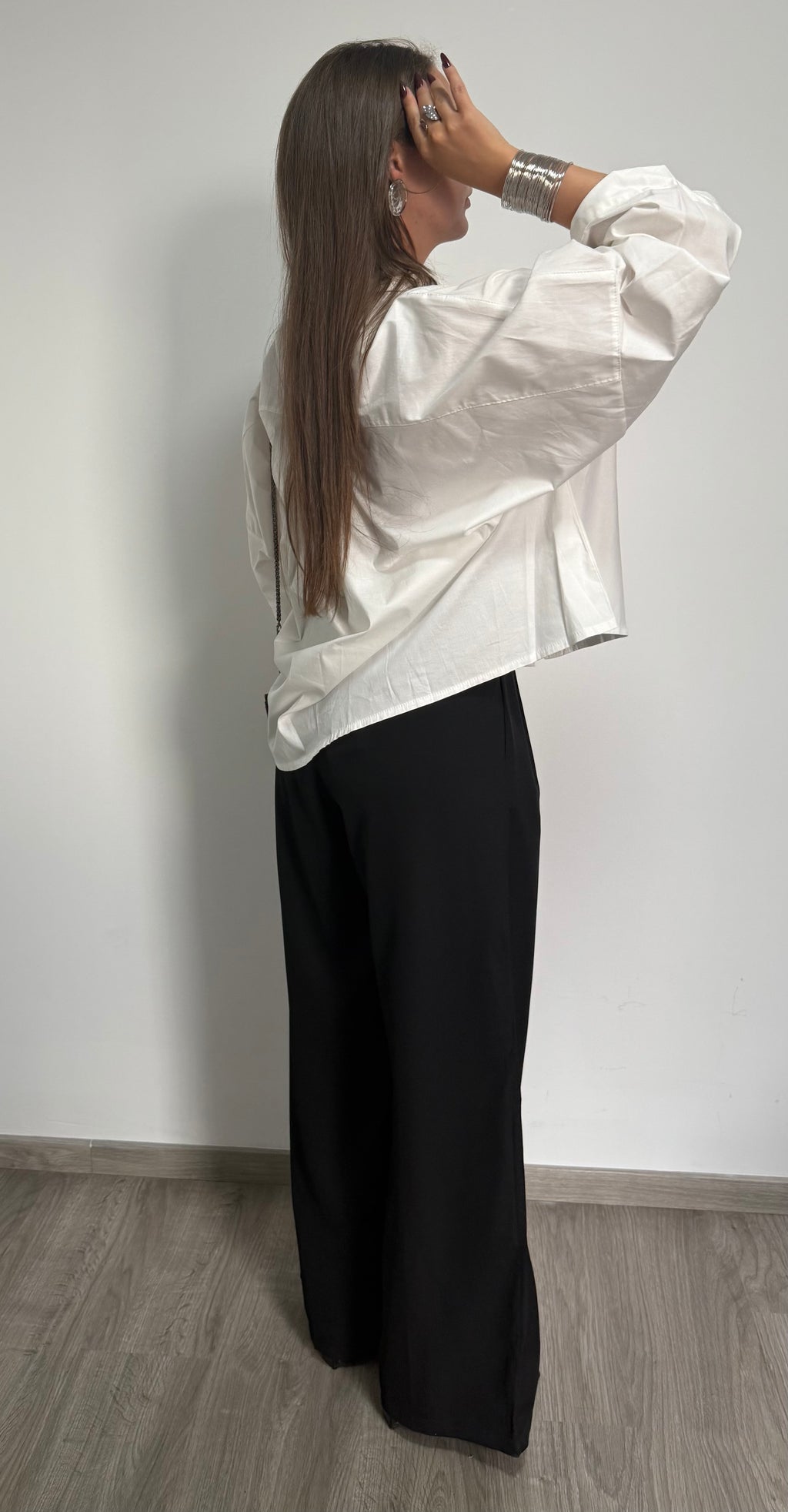 Pantalon habillé wide leg