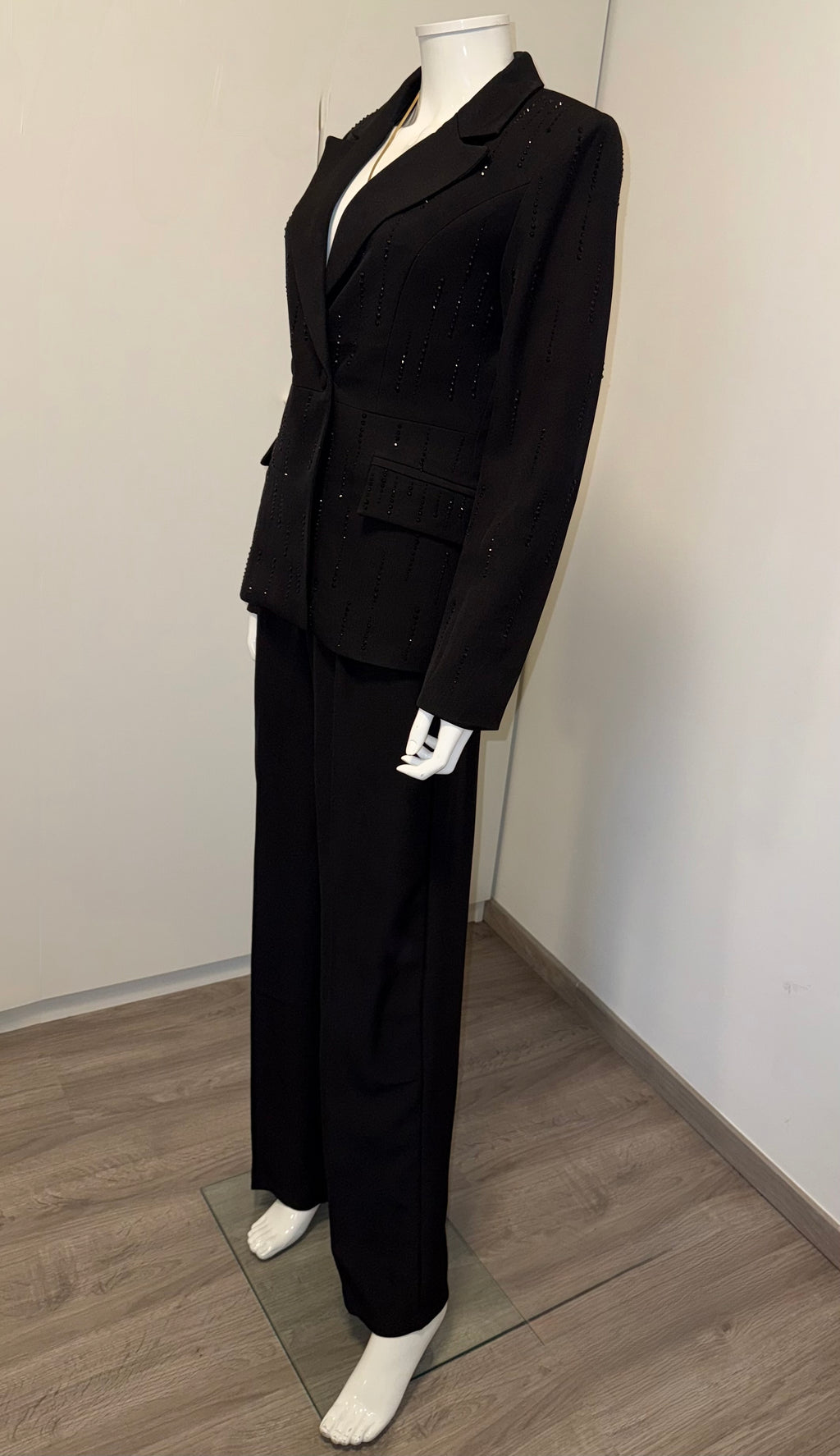 Tailleur Noir Strass